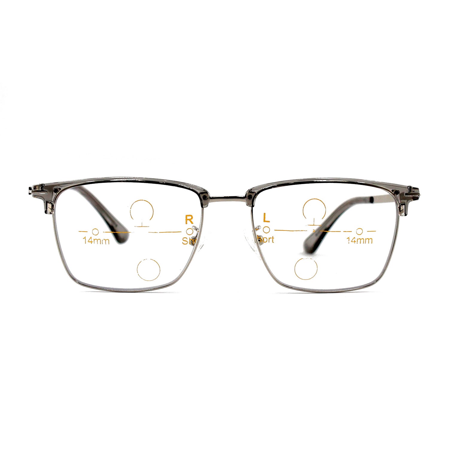 Ottika Care - Blue Light Blocking Glasses - Adult Progressive Reading | TR1868 - Green Coating