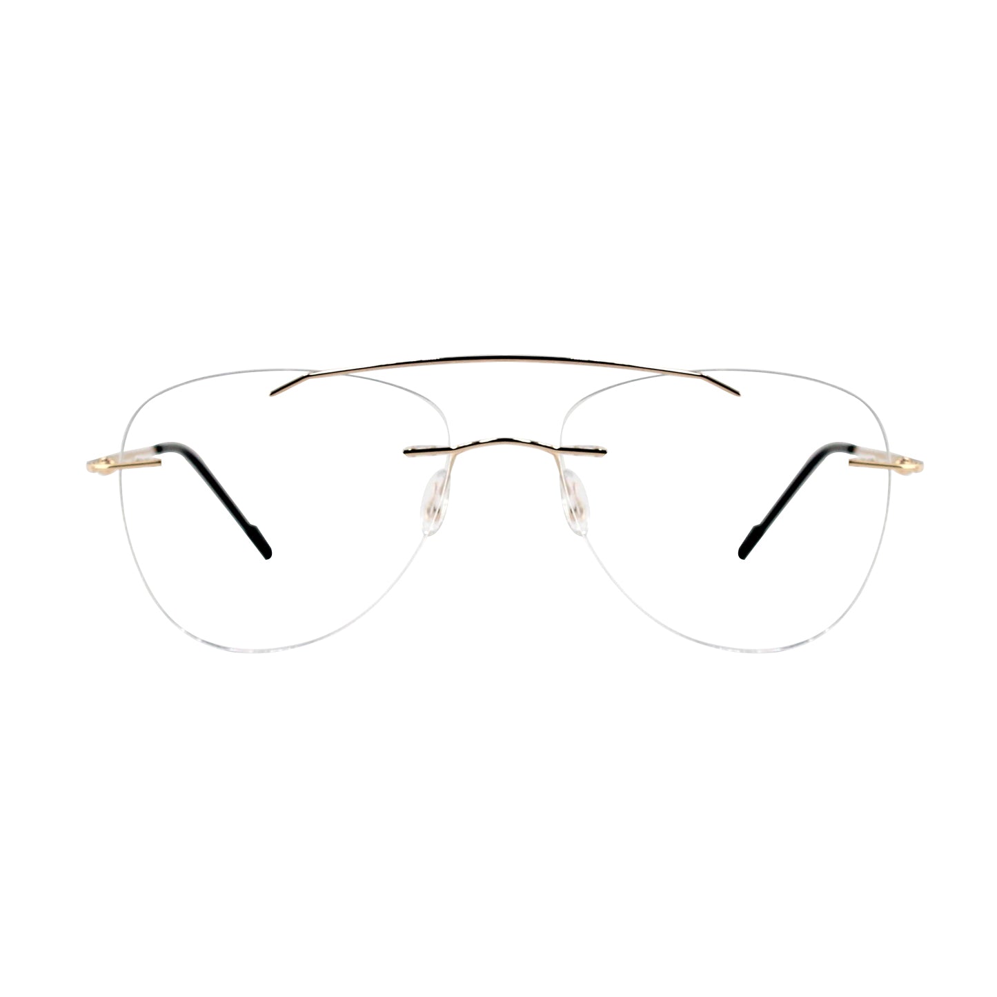 Ottika Care - Blue Light Blocking Glasses | Rimless R 002 | Coating Green & Blue