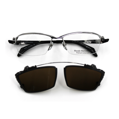 Masaki Matsushima Titanium Frame | Clip-On Polarized | Model MFP 567