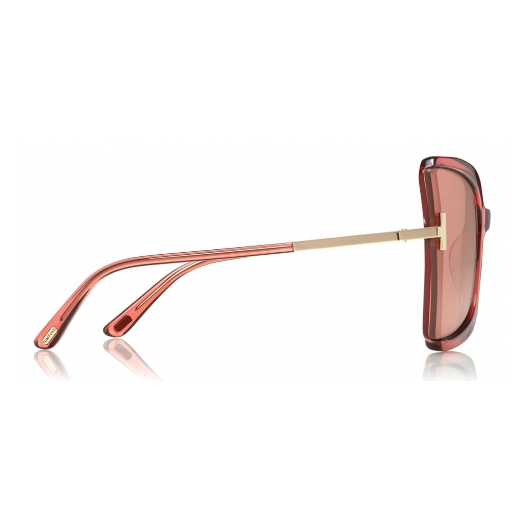 Tom Ford Sunglasses | Model FT0766 72Y - Transparent Antique Pink